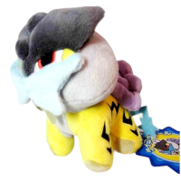 Pokemon plush Raikou +/- 14cm, Authentic Pokemon center pokedoll 2009